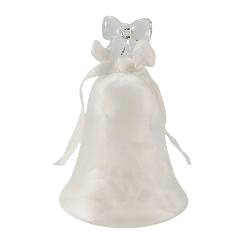 Mercury Glass Angel figura / matt/csillogó üvegharang dekor (LED-del)