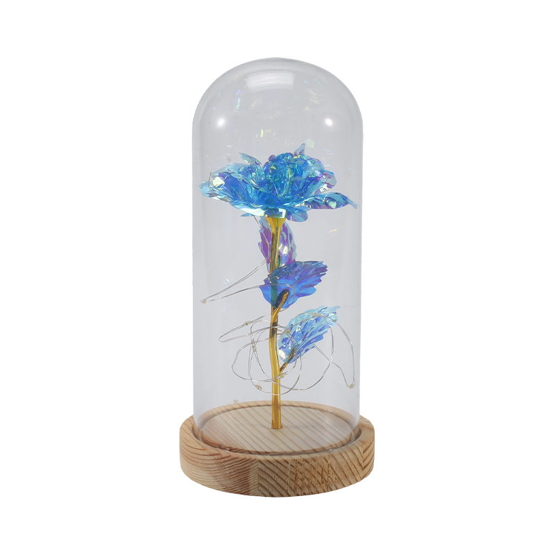 Galaxy Rose Glass Cloche Light (Mackóval/Maci nélkül, több színben)
