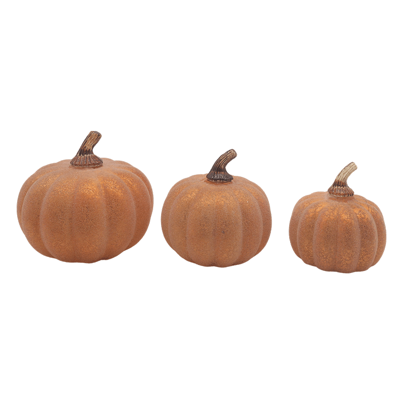 10 * 11,5 cm és 12 * 15 cm Halloween LED üveg sütőtök lámpa asztali dísz
