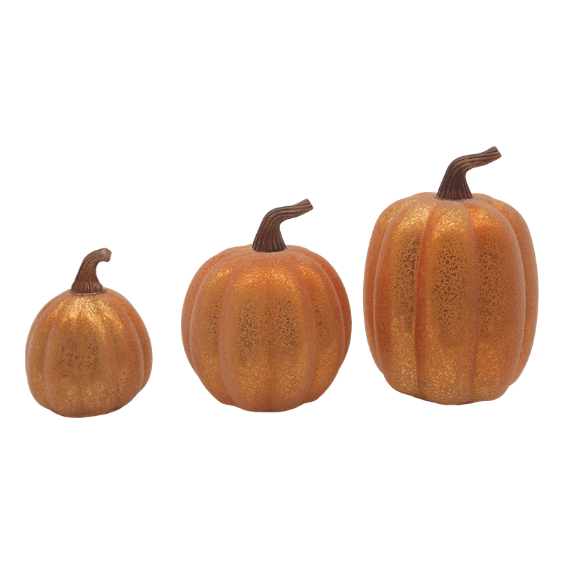 10 * 11,5 cm és 12 * 15 cm Halloween LED üveg sütőtök lámpa asztali dísz